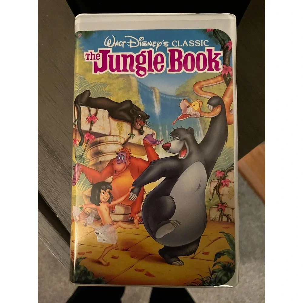 Walt Disney, The Jungle Book ((VHS, 1992) Black‎ Diamond with original inserts